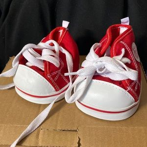 Build a bear red shoes